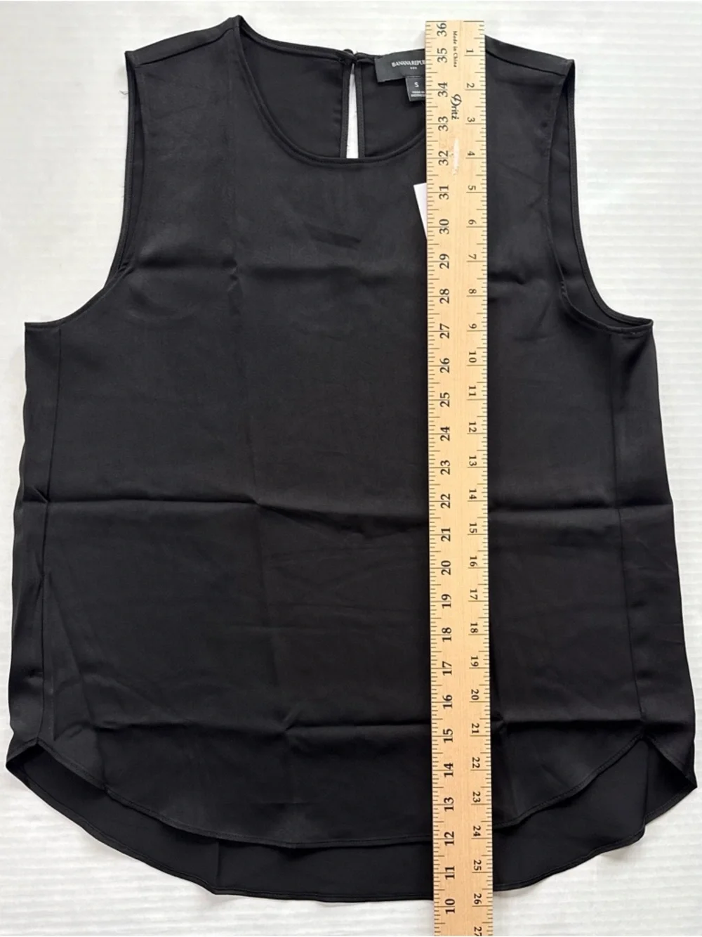 Banana Republic Shell Tank Black Size S - Picture 5 of 9